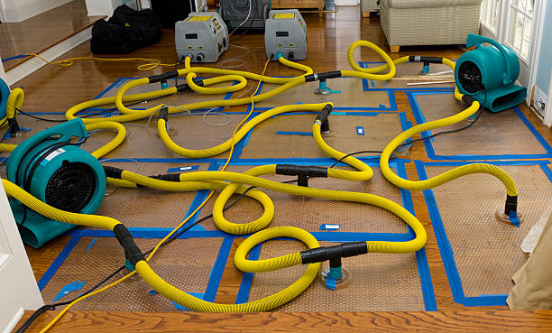 Professional Sewage Cleanup technician working in Farmingdale, ME